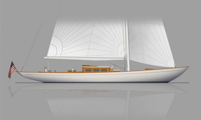 Beautiful 70’ Spirit of Tradition design SOPHIA now available for construction at Rockport Marine