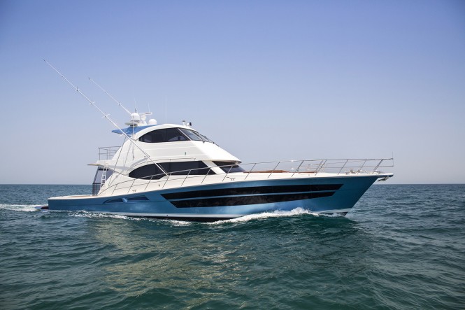 Supremely seaworthy Riviera 77 Enclosed Flybridge Yacht to be showcased at Dubai International Boat Show 2016