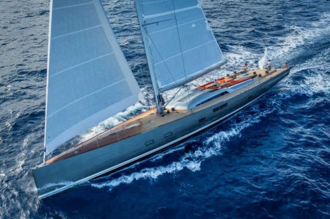 Baltic 115 NIKATA under sail - Photo by Guido Cantini