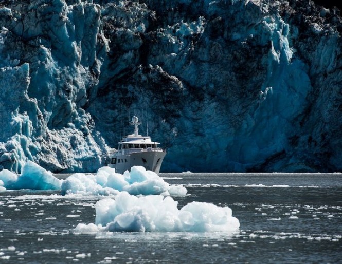 OCEA Classic 100 Luxury Yacht ESPIRITU SANTO back at her home yard to undergo refit