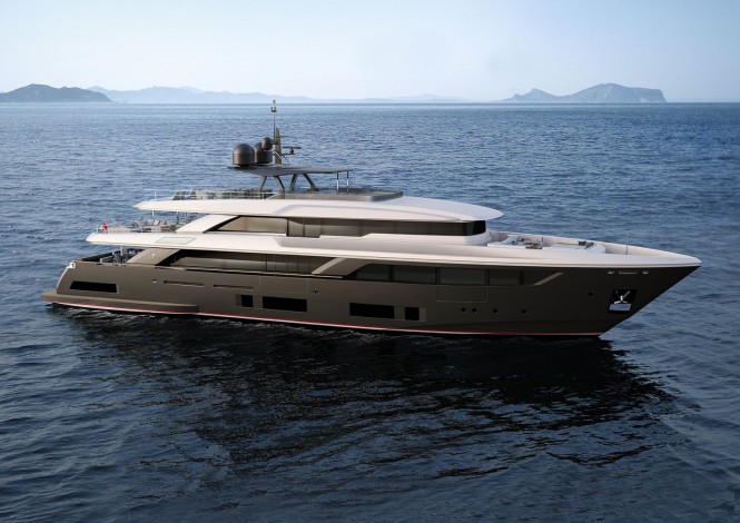 NEW Custom Line Navetta 42 Yacht unveiled at Yachts Miami Beach 2016