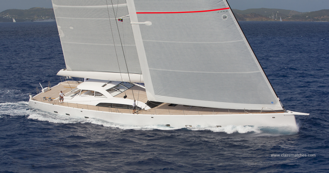 Superyacht UNFURLED received Full Running Rigging Program by RSB Rigging Solutions