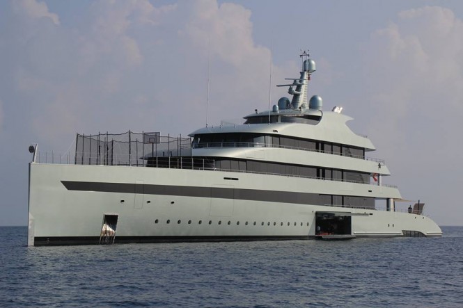 Breath-taking Feadship Super Yacht SAVANNAH enjoying the waters of the Maldives
