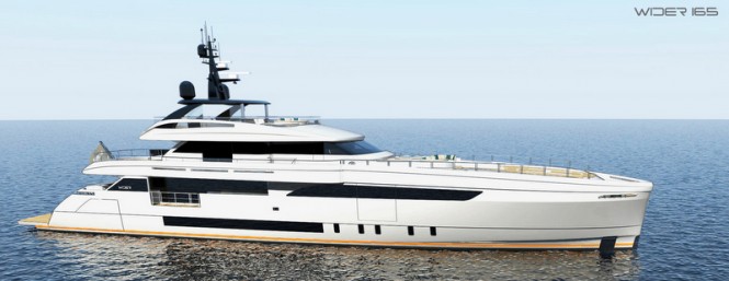 New images and details of WIDER 165 Motor Yacht Project CECILIA