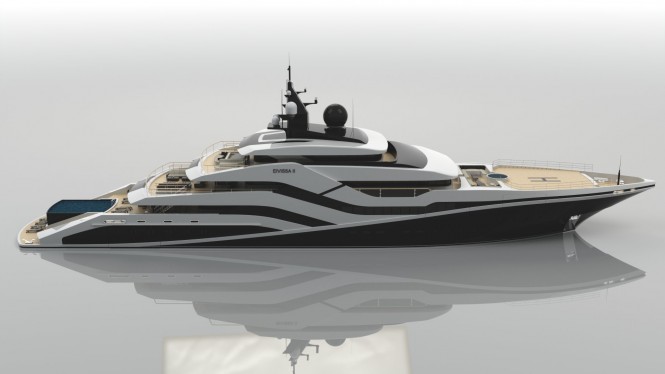 Who wouldn’t want to charter this? EIVISSA II Superyacht Concept by NaoYacht Design & Engineering
