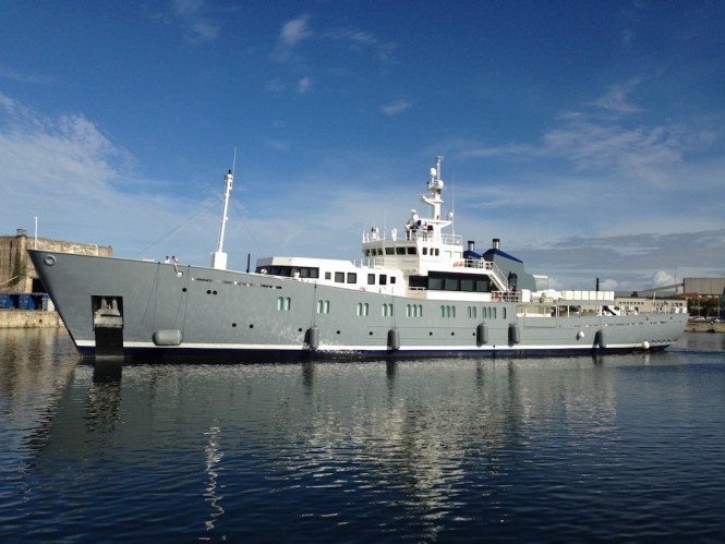 Transformation of an Amazing Expedition Yacht – ENIGMA XK