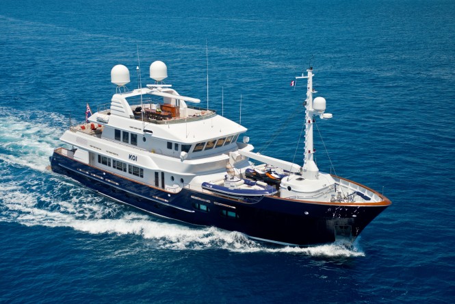 Superyacht KOI For Yacht Charter in Spain, Balearics and Western Mediterranean This Summer