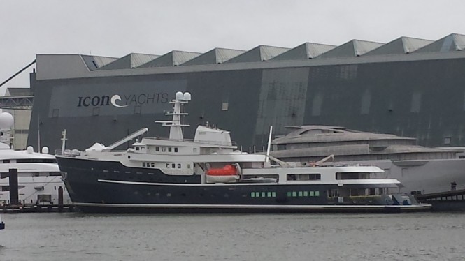 77.4M Mega Yacht LEGEND Launched at Icon Yachts