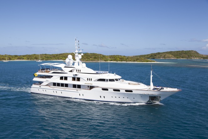 Exceptional charter yacht Starfire is ready for the Caribbean
