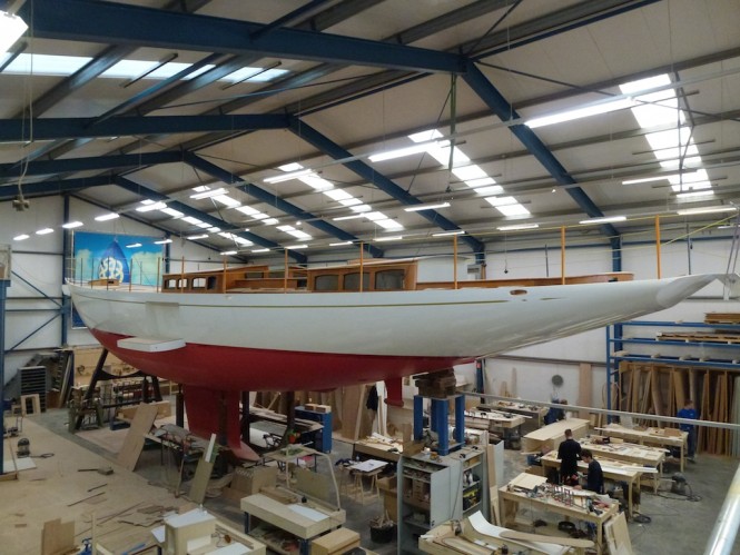90ft ARCADIA at Claasen Shipyards Nearing Completion