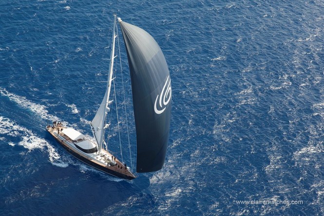 Striking Dubois/Pendennis Superyacht TENAZ Winner of Superyacht Cup Antigua