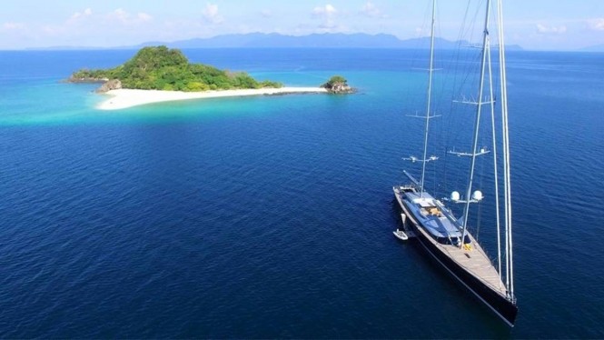 superyacht vertigo south pacific