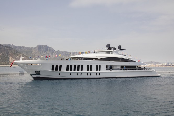 60m Luxury Superyacht SAMURAI Hits Water at Alia Yachts in Turkey