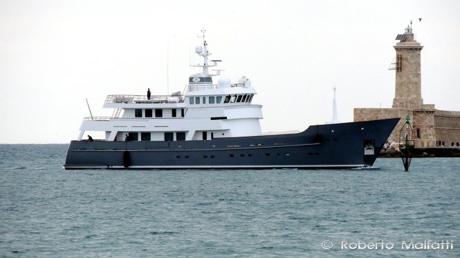 43M Charter Yacht AXANTHA II Spotted in Italy