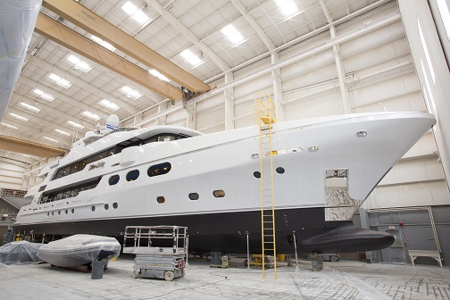 Christensen Ready To Launch 50m SILVER LINING Superyacht