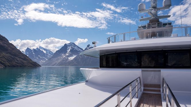 72m Luxury Expedition Superyacht CLOUDBREAK Captured on Sea Trials on the North Sea