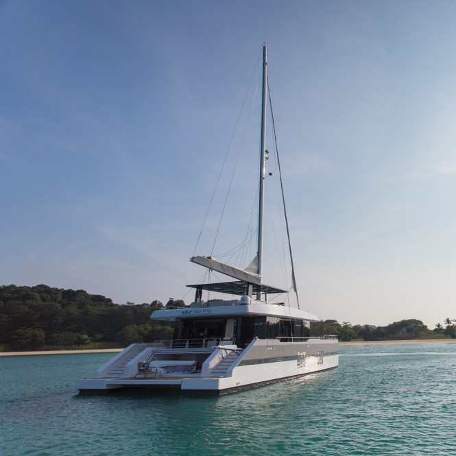 Brand-New SUNREEF Catamaran Yacht EAGLE WINGS Unveiled