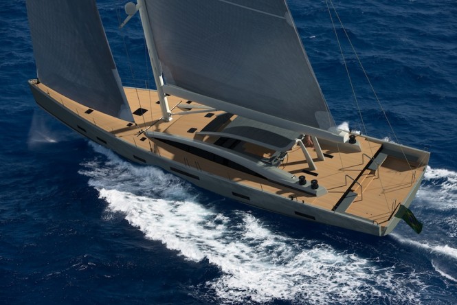 MCP YACHTS Unveil New 100′ SILVER BULLET Sailing Yacht Project