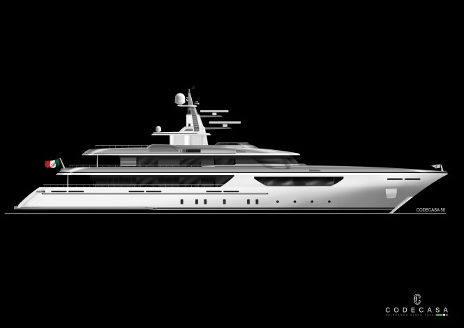 New Codecasa 50 Superyacht Concept Unveiled