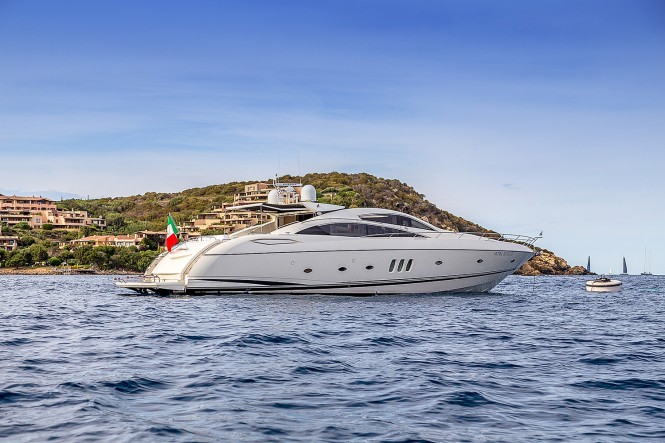 Naples and Portofino Yacht Charter With No Delivery Fees Aboard Sunseeker 82 OCTAVIA