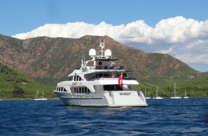 37M Benetti Classic Superyacht QUEST R Summer Charter Special in Greece, Turkey, Italy or France