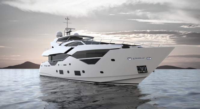 Sunseeker 116 Superyacht Splashes in UK
