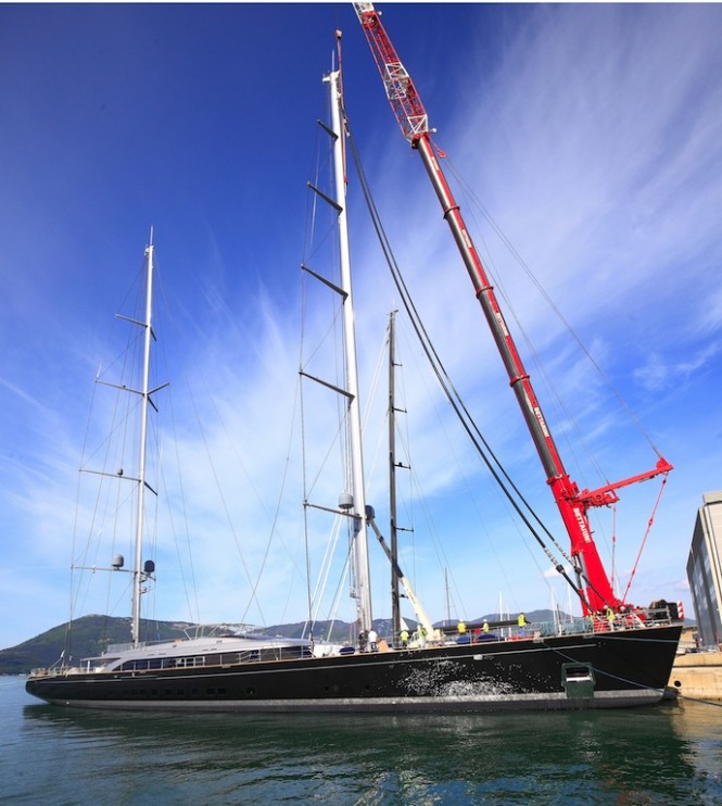 Perini Navi Announce Technical Launch of 70m Ketch SYBARIS