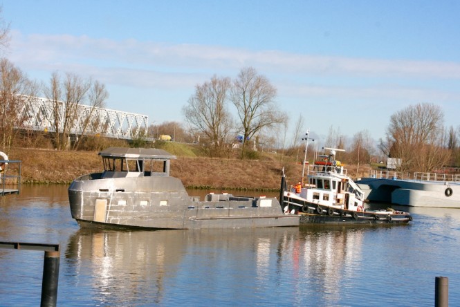 20m YXT Superyacht Support Vessel Under Construction
