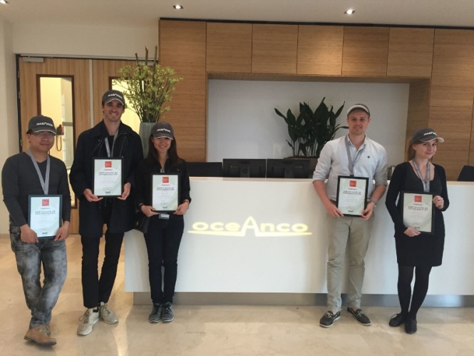 Young Designer of the Year Award Finalists hosted by Oceanco