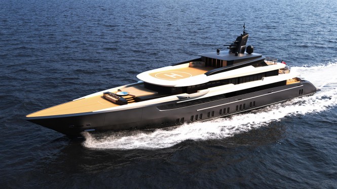 Ferrari Franchi unveils new aluminium F60 superyacht concept