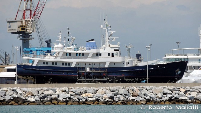 43m Motor Yacht ICE LADY (ex Ice Lady Patagonia) Seen in Italy