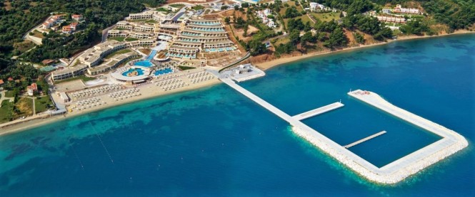 New Grecian marina now open beside 5-star thermal resort