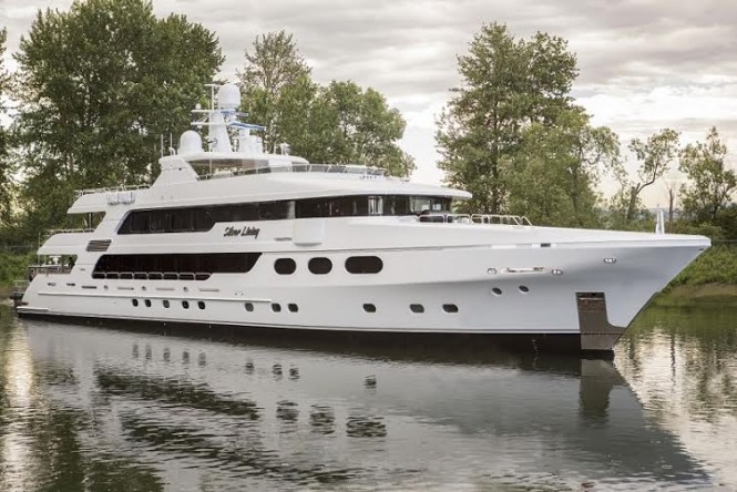 P/R: Christensen Shipyards launches 50m superyacht Silver Lining