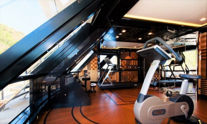 Luxury yacht AXIOMA - Gym