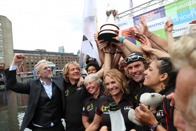 Clipper Round the World Yacht Race crews return to London