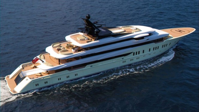 The 91m Atlas Yacht Concept by Ferrari Franchi Design