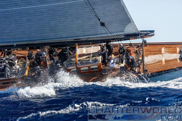 J Class Yachts Begin Their Maxi Yacht Rolex Cup