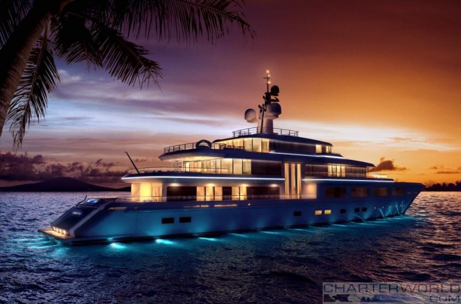 Turquoise Yachts 74m Project Barracuda to be delivered by 2019