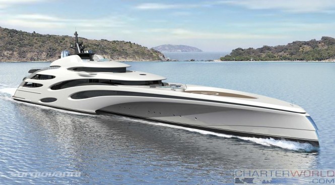 102m Trimaran Superyacht by Echo Yachts & Sorgiovanni Desing