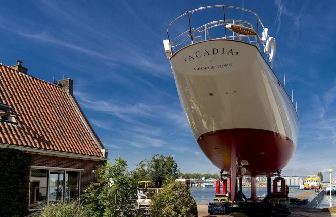 Launched: Sailing Superyacht Acadia