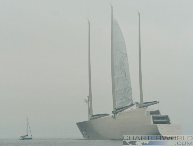 WATCH: S/Y A has sailed for the first time