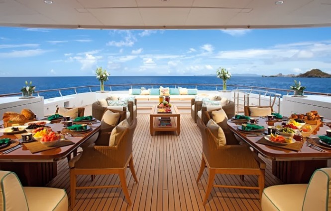 Rest and rejuvenation aboard superyacht Lady Britt
