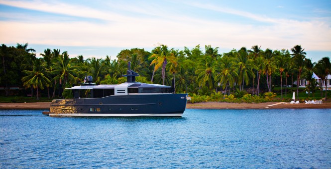 Dominican Republic meets the new Arcadia 85 Tropical Edition Yacht