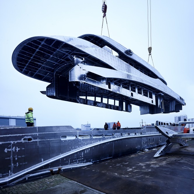Heesen 50m Superyacht Project Ayla is Coming Together