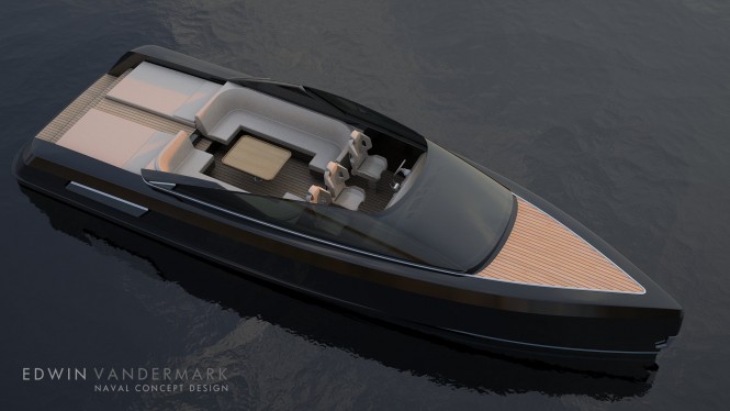 12m/40ft tender. Image credit: Virgin Concept Yachts Monaco