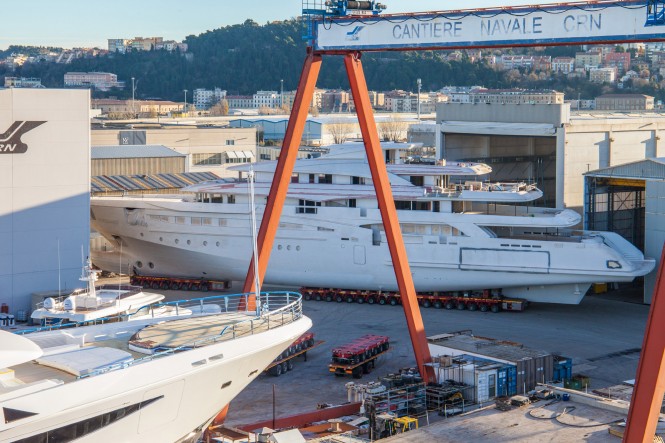 In Build: CRN is about to complete the new 79m Superyacht