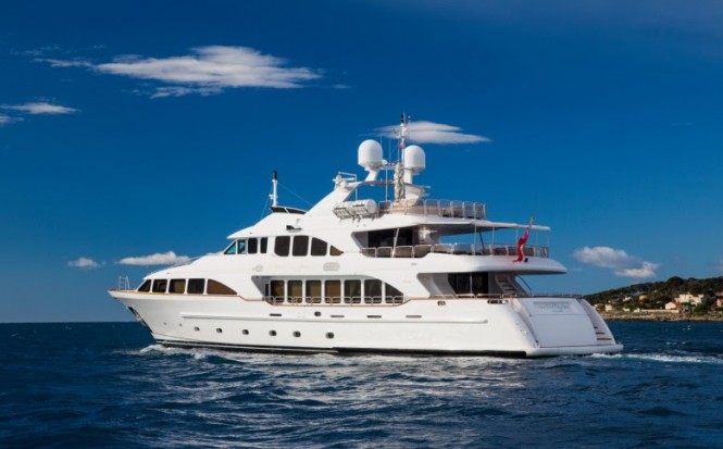 Charter M/Y Wild Thyme south to Sicily this summer