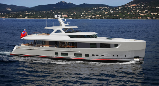 Mulder Shipyard is Building the Second 36m Superyacht
