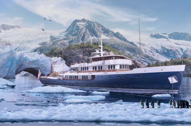 Turquoise Yachts Present the New 56m Explorer Superyacht Project
