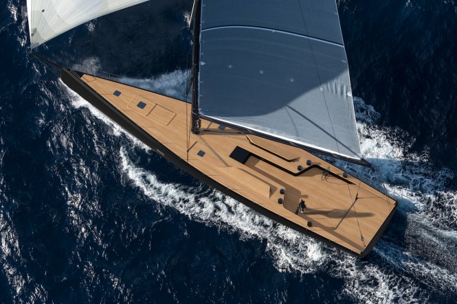 In Build: Sailing yacht Wally 93